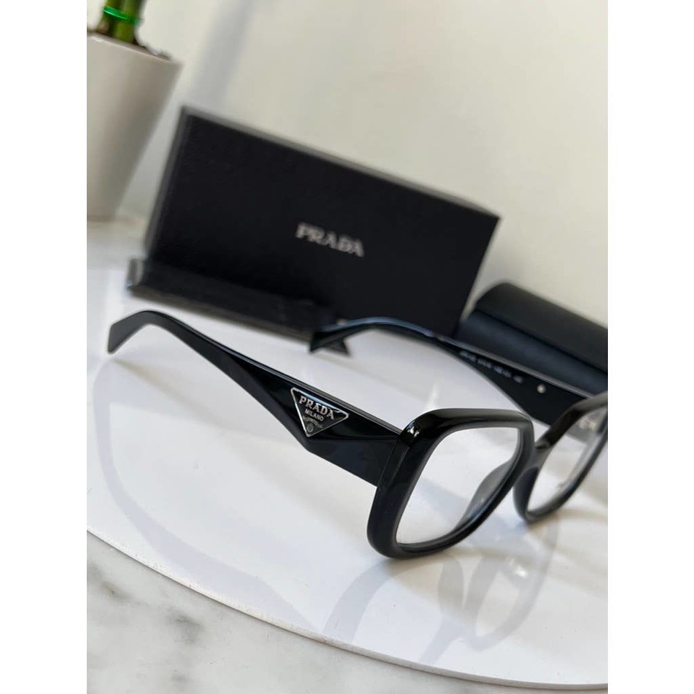 Prada Oversized Black Square Frame Glasses - Picture 10 of 12
